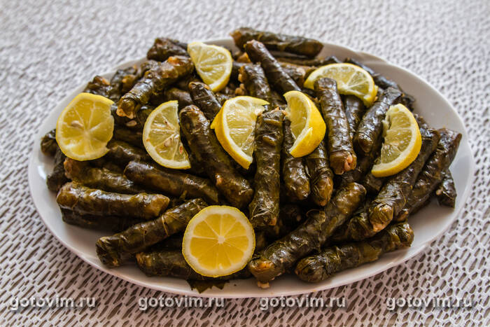 ����� �� ����������� ������� � ����� � �������� (Yaprak Sarması)