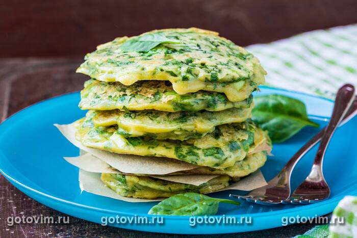 ������ �� ������� (�ancakes of spinach) 