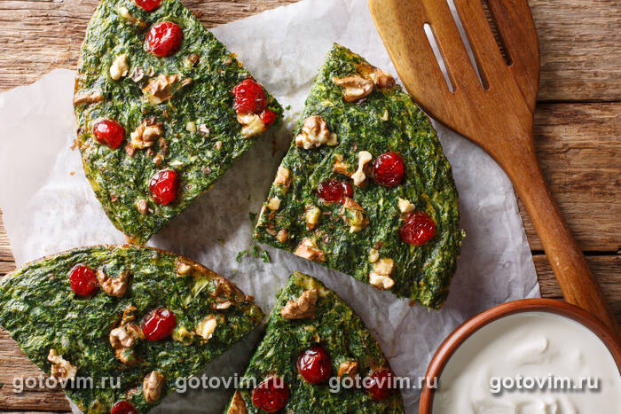 ���� ����� ���������� ����� � ������� (Kookoo sabzi)