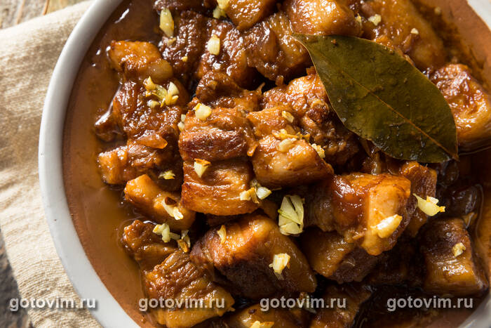 ����� - ������ �� �������� ��-����������� (Adobo with pork)
