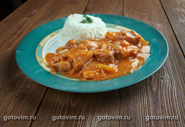 ����������� - ������ ���� �� �������� ��������� � �������� (Carapulcra Peruvian Pork Stew With Peanuts And Potatoes)