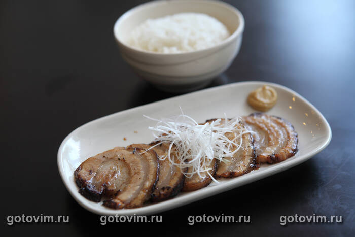 ���� - ������ ��������, �������� � ���������� � ����� ������ (Braised Pork Belly - Chashu)