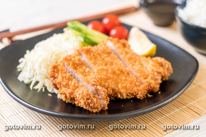 ������� - �������� �� ������� � ��������� ����� �� ������� (Tonkotsu Japanese Pork Cutlet)