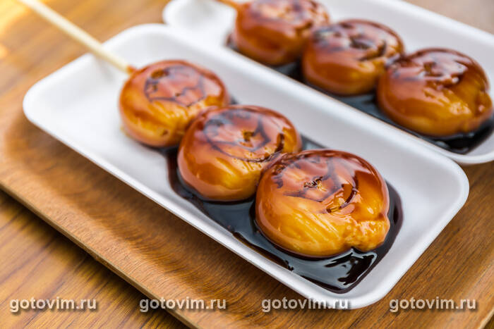 �������� ����� - ��������� ������� ������ � ������� ������ ����� (Mitarashi dango)