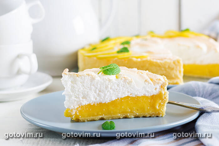 ����� � �������� ������ � �������� (Lemon Meringue Pie)
