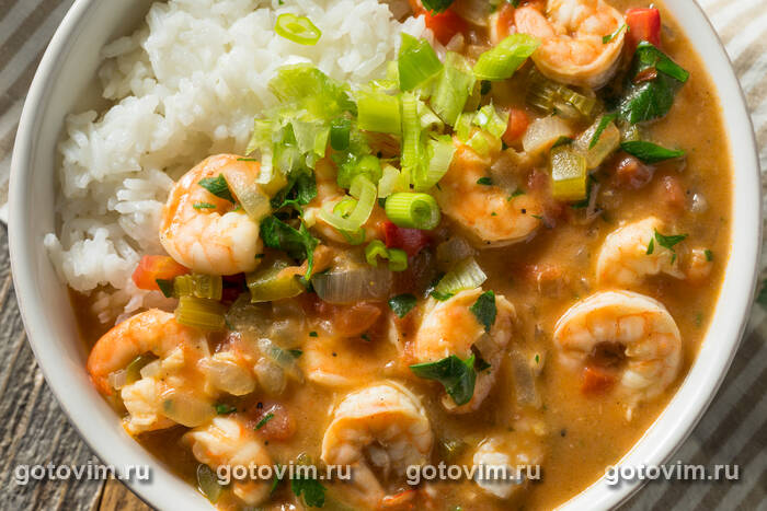 ����� �� ��������, �������� � ���������� (Etouffee)