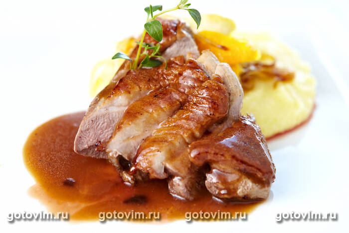 ������ ������ ����� � ������� ����� (Magret de Canard)