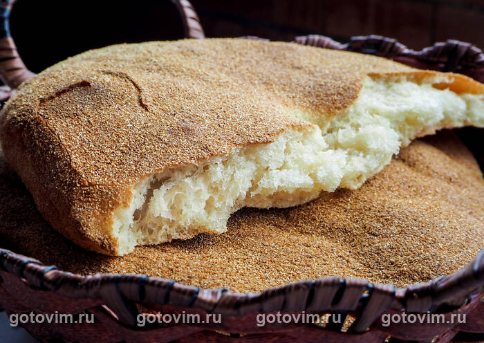 ���� ��� ���� - ������������ ���� �� ����� � ��������� ���� (Moroccan Semolina Bread - Khobz dyal Smida)