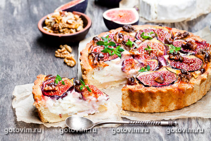 ���� � �������, ������� � ������ ����� (Tarte aux Figues)