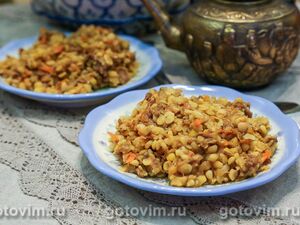Гороховая каша с тушенкой
