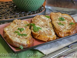 Горячие бутерброды с мясным фаршем в мультиварке