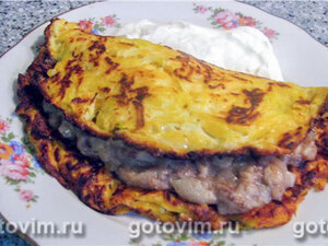 Грибная икра из маслят в тыквенных драниках