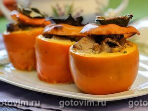 Хурма, фаршированная мясом