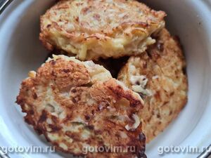 Котлеты рыбные с кабачками