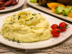 Картофельное пюре с сыром фета