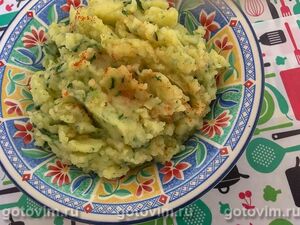Картофельное пюре со шпинатом
