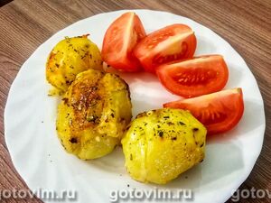 Картошка с сыром в мультиварке