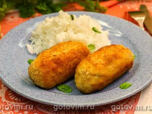 Котлеты кордон блю из фарша с ветчиной и сыром