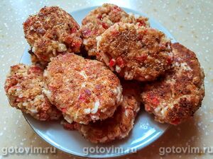 Котлеты из крабовых палочек