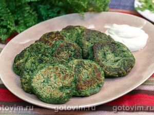 Котлеты из сныти с картофелем