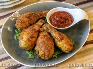 Куриные ножки в хрустящей сырной панировке