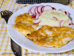 Куриные котлеты с сыром