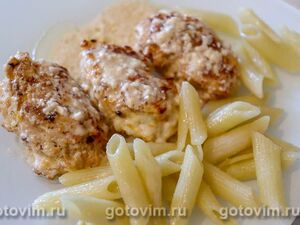 Куриные котлеты с тыквой