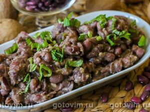 Лобио из красной фасоли