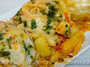 Ленивые манты на сковороде