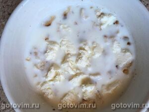 Завтрак на основе мацы, кефира и рикотты