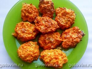 Морковные котлеты в духовке