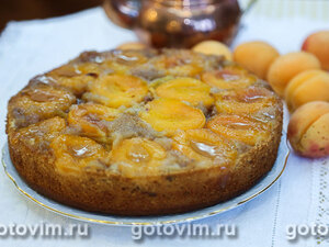 Перевернутый пирог с абрикосами
