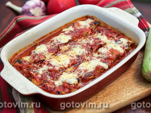 Рулетики из кабачков с мясом