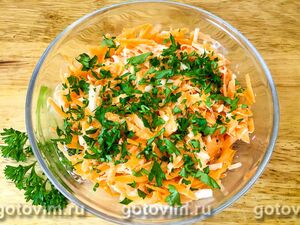 Салат из сельдерея и моркови