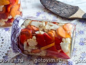 Салат турша из цветной капусты на зиму