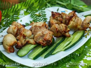 Шашлык из курицы с уксусом