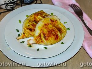 Жареные кальмары на гриле (или сковороде)