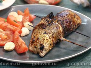 Рулет из сельди в горчичном маринаде, запеченный в духовке