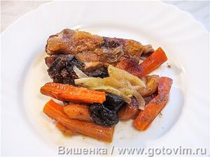 Цимес с мясом